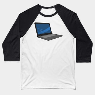 Laptop Computer Keyboard PC Notebook Gift Idea Baseball T-Shirt